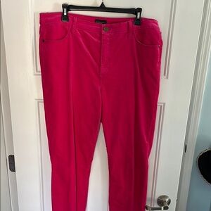 Talbots Women's Pink corduroy Jeans